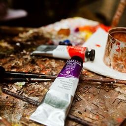 Art graphique, peinture, dessin, pinceaux