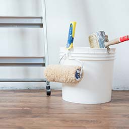 Outils de peintre et protection