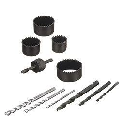 Forets, scies cloche, brosses pour perceuse