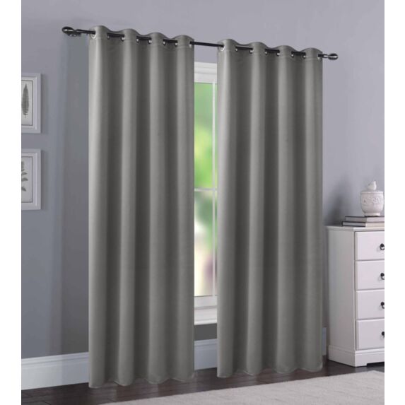 Rideau occultant 140 x 240 cm gris olive 