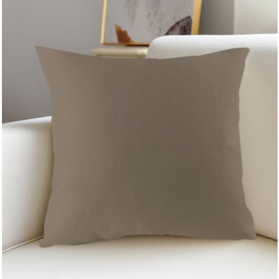 Coussin Oxford 40 x 40 cm taupe - MAISON BONHEUR