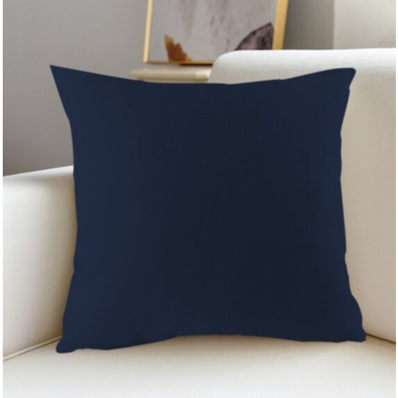 Coussin Oxford 60 x 60 cm bleu marine - MAISON BONHEUR