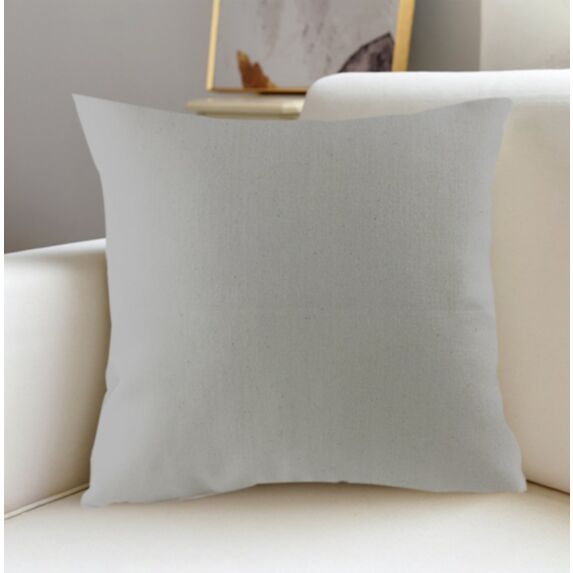 Coussin Oxford 60 x 60 cm gris clair - MAISON BONHEUR