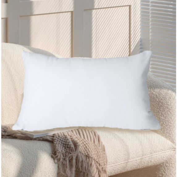 Coussin Oxford 50 x 30 cm blanc cassé - MAISON BONHEUR