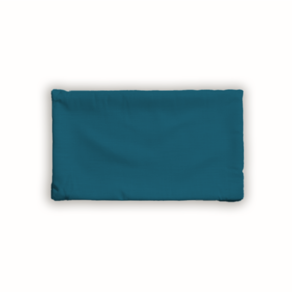 Housse de coussin Oxford 50 x 30 cm bleu canard - MAISON BONHEUR