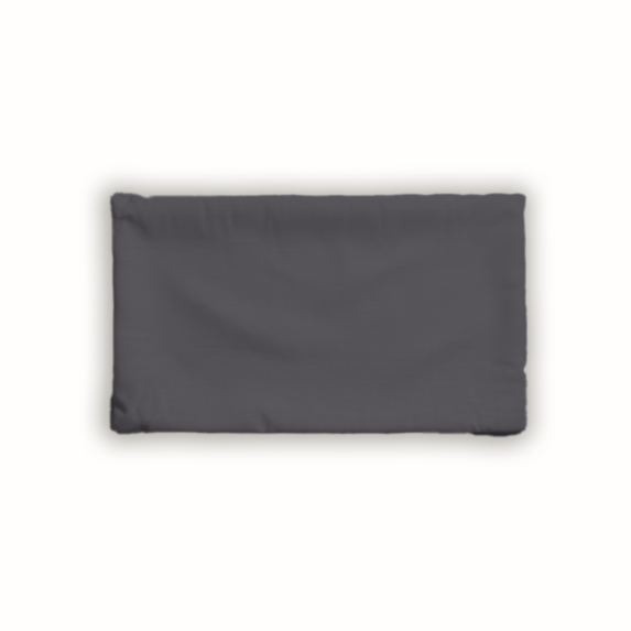 Housse de coussin Oxford 50 x 30 cm gris anthracite - MAISON BONHEUR