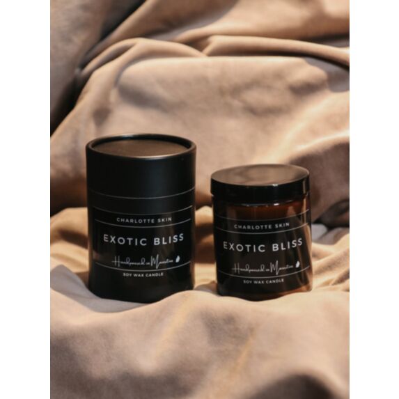 Bougie cire de soja pot en verre Exotic Bliss 200 g - CHARLOTTE SKIN