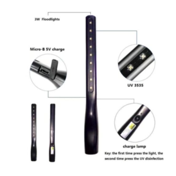Stérilisateur portable ultraviolet 2W led
