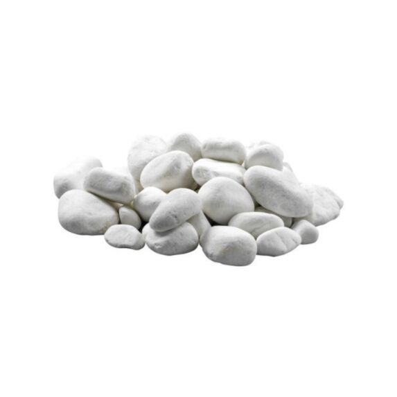 Galets 6-7 cm blanc neige 20 kg