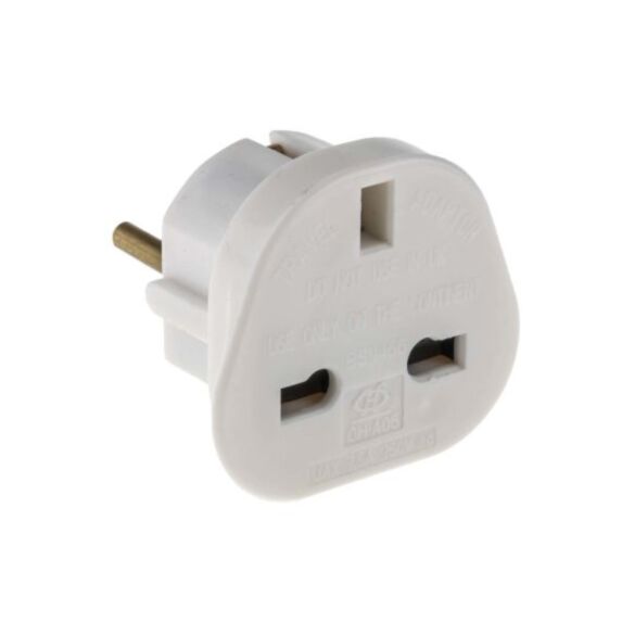 Adaptateur de voyage UK vers Europe - RS PRO