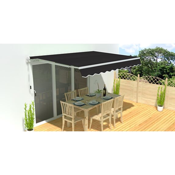 Store banne sans cassette 295 x 200 cm anthracite