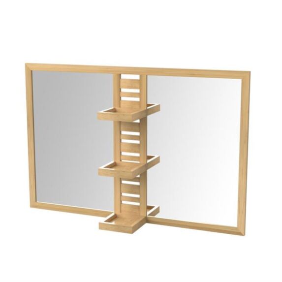 Miroir salle de bain bambou Breeze 100 cm