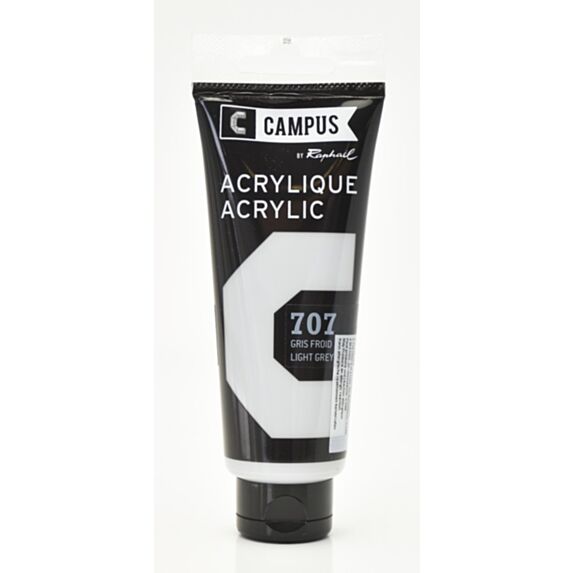 Tube acrylique fine 100 mL gris froid - RAPHAËL LOISIRS