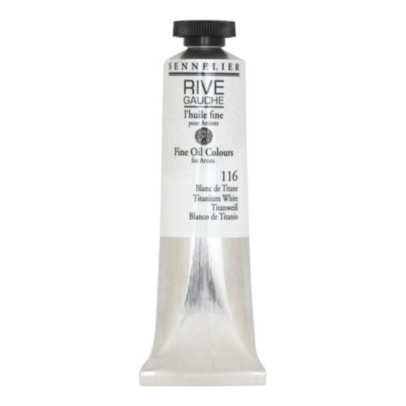 Peinture à l'huile fine blanche 40 mL - RIVE GAUCHE