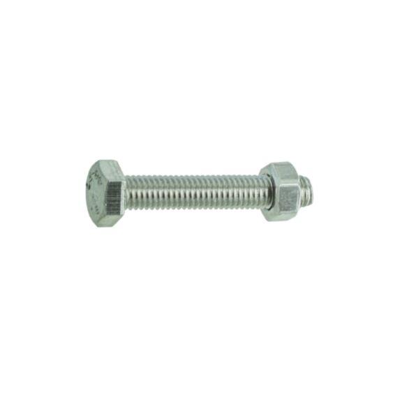 Boulons tête homme x 8 inox A4 6x20 - VYNEX