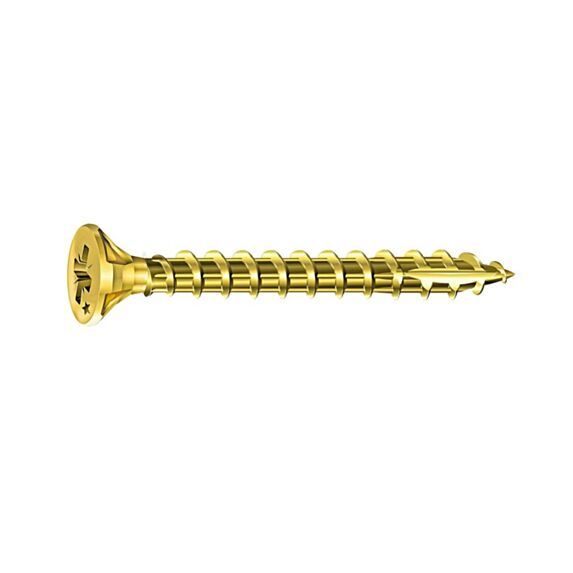 Vis Rocket x45 tête fraisée pozi bichromaté 3,5 x 30 mm - ROCKET