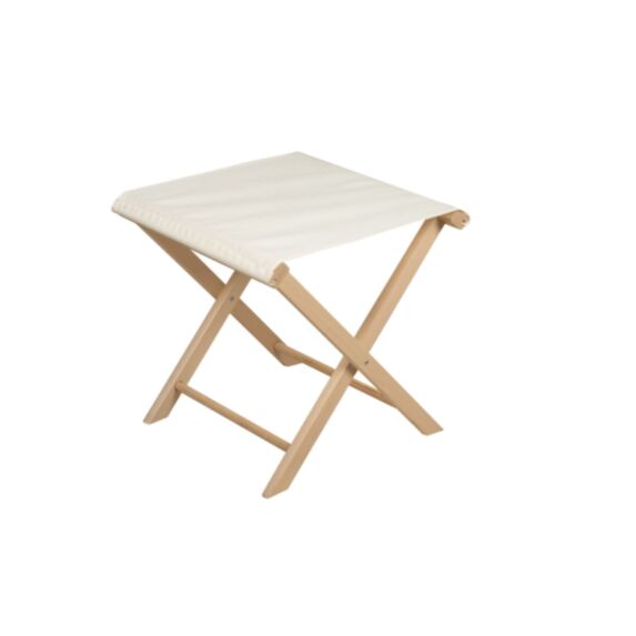 Tabouret pliant Monte Carlo ivoire F100 - JARDIN PRIVE