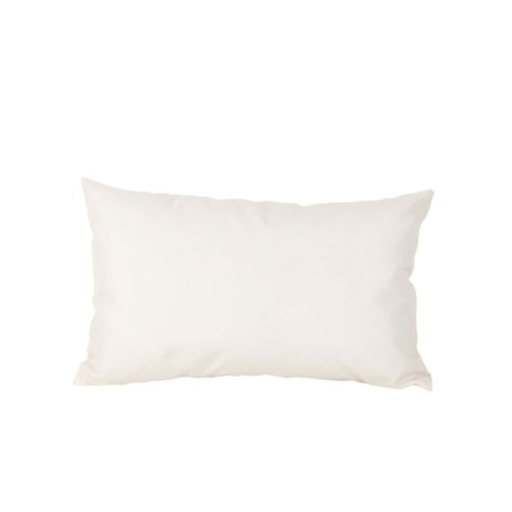 Coussin déco déhoussable Monte Carlo 50 x 30 cm ivoire - JARDIN PRIVE