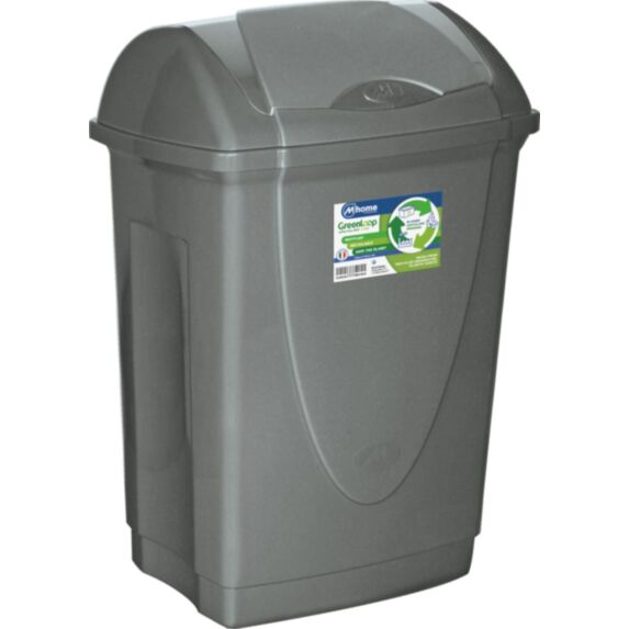 Poubelle Lift Top 25L anthracite - MONDEX