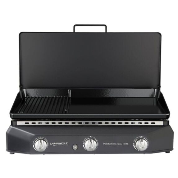 Plancha à gaz à poser Sorio 3 LXD Twin 9kW 73x40cm - CAMPINGAZ