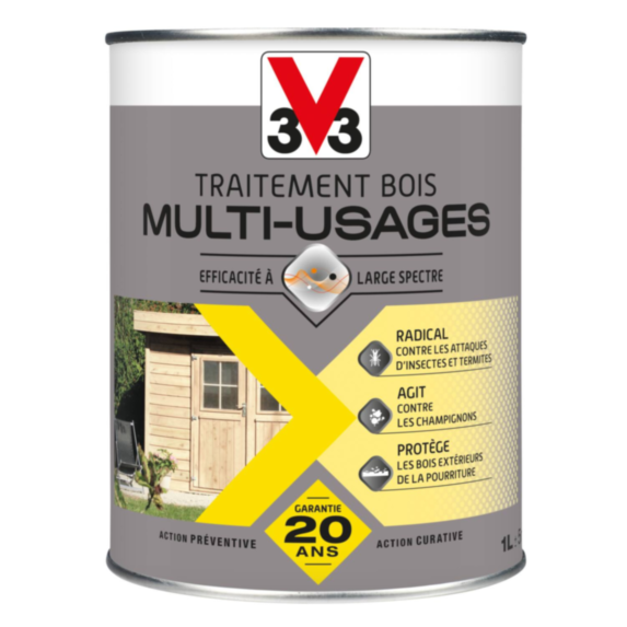Traitement bois multi usages 1l