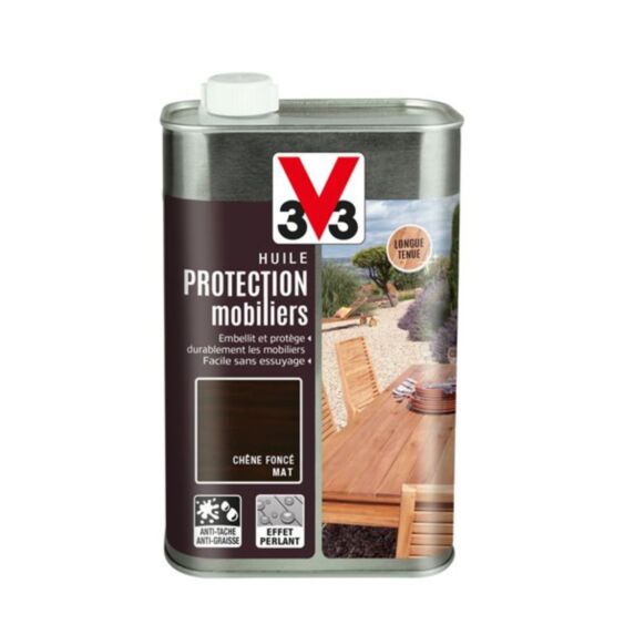 Huile protection chêne foncé 1l