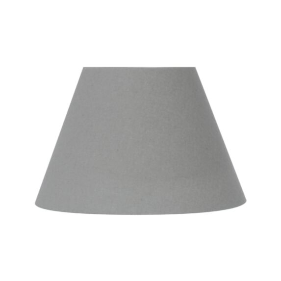 Abat-jour toiline forme empire Ø22 gris souris