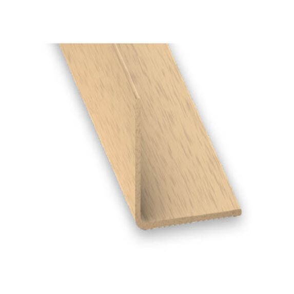 Cornière pvc hêtre 20x20-1m - CQFD