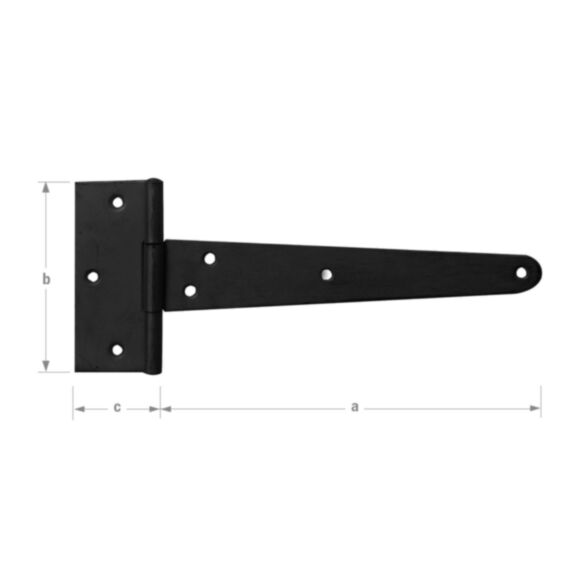 Penture anglaise 200 x 2,5 mm noir - CQFD