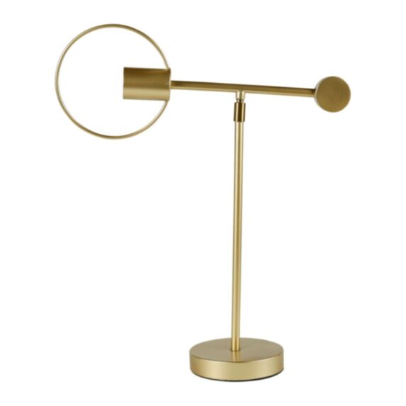 Lampe à poser en métal Météores 40 x 13 x 47 cm doré