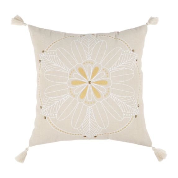 Housse de coussin carrée Mandala 40 x 40 cm - OSTARIA