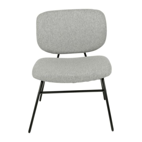 Chaise Sulli 55 x 55 x 75 cm gris chiné - OSTARIA