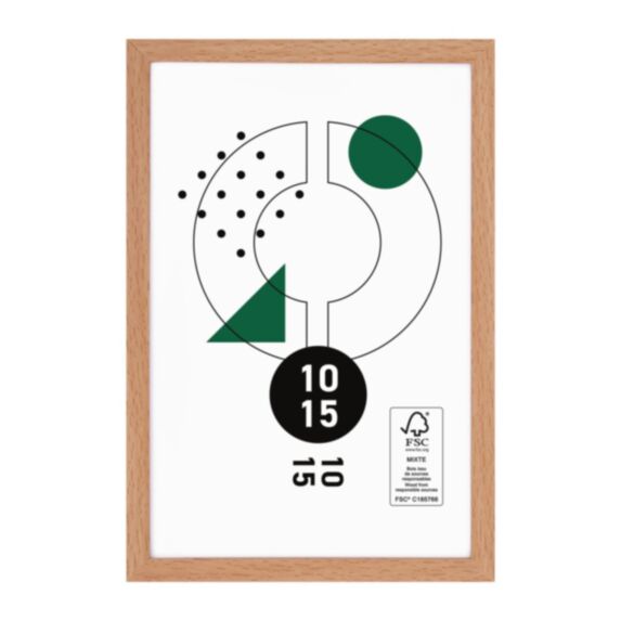 Cadre photo Marco clip bois 10 x 15 cm PVC - OSTARIA