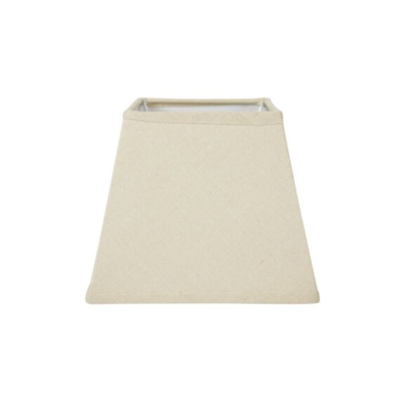 Abat-jour carré 15 x 15 x 12,5 cm lin - OSTARIA