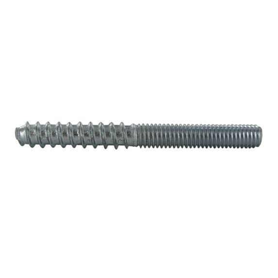 Vis assemblage double filet M6 L60mm acier zingué x10