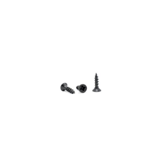 Vis tête fraisée cruciforme pozi D4x16mm noire x50