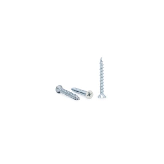 Vis tête fraisée philips blanche D4,3x35mm x30