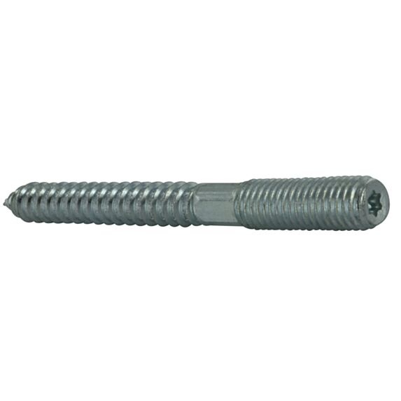 Vis double filet M10 D10mm L100mm acier x4