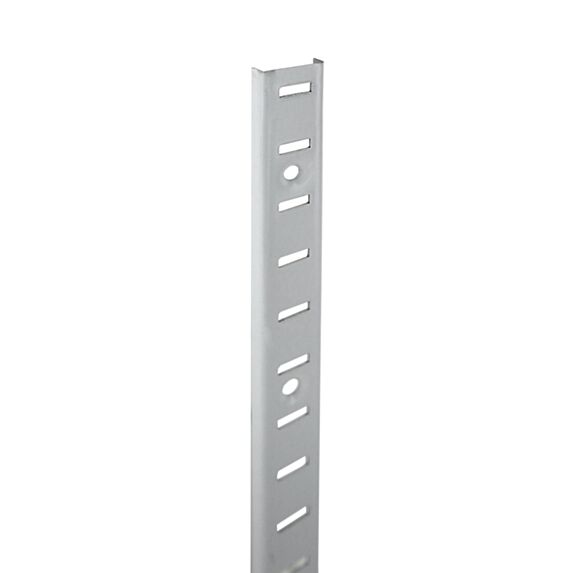 Crémaillère à visser 2000 x 16 mm acier blanc - CIME