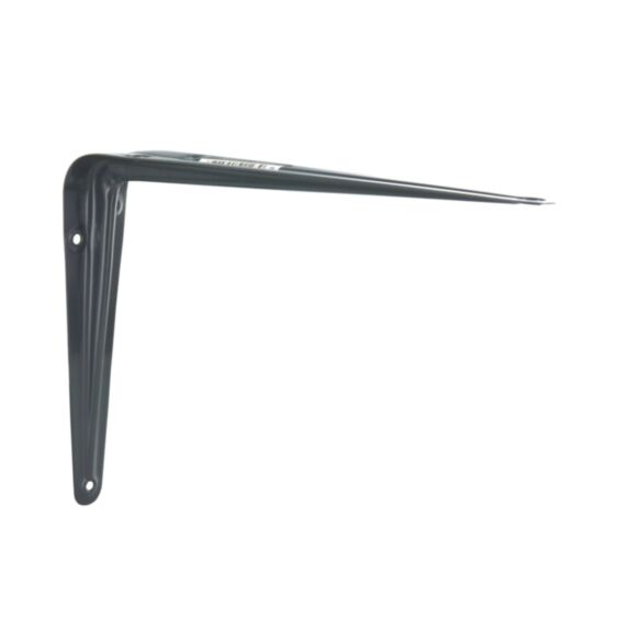 Equerre embouti acier vernis 250 x 300 mm gris - CIME
