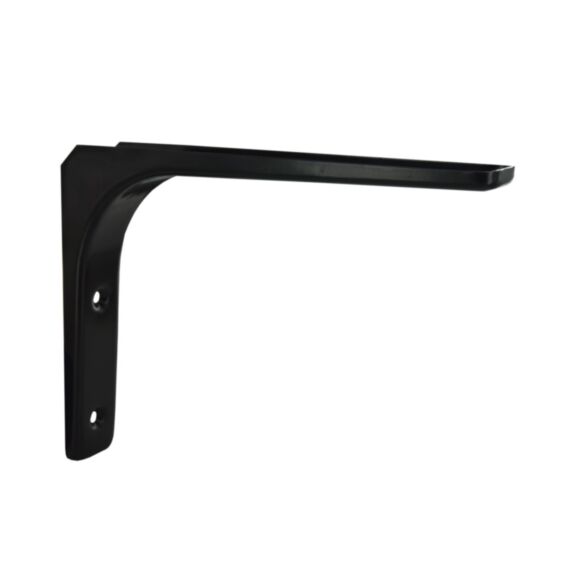 Equerre acier époxy 150 x 200 mm noir - CIME