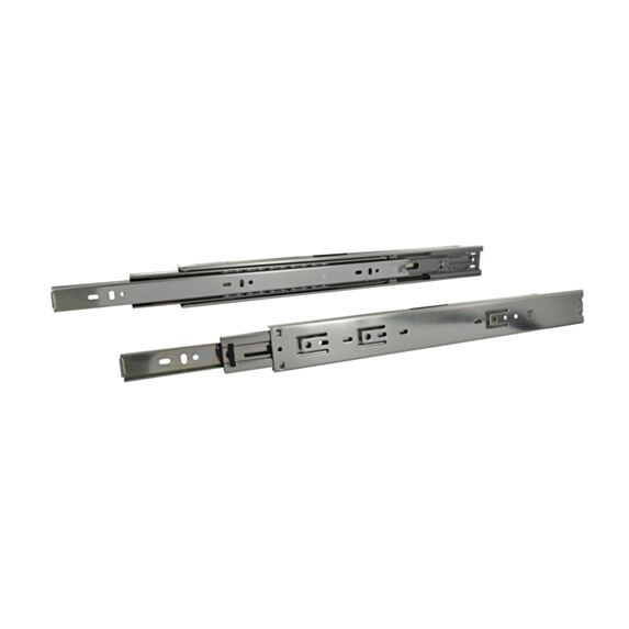 Coulisse L350mm 30kg amortisseur, sortie totale x2