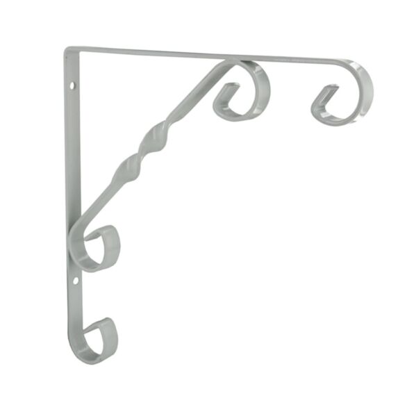 Equerre rétro acier époxy blanc 150 x 150mm - CIME