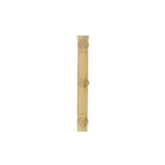 Patère classic 3 têtes - pin brut - CIME
