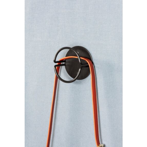 Patère filaire rond 1 tête acier noir 58 x H100 mm - CIME