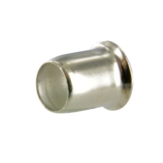 Lot de 8 douilles pour taquet à enfoncer Ø intérieur 7mm Ø extérieur 8mm acier nickelé