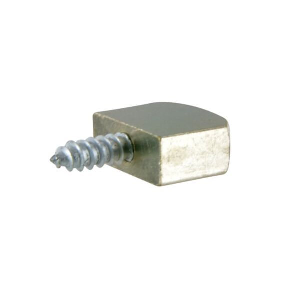 Lot de 8 taquets à visser Ø3mm 10x12mm laiton nickelé