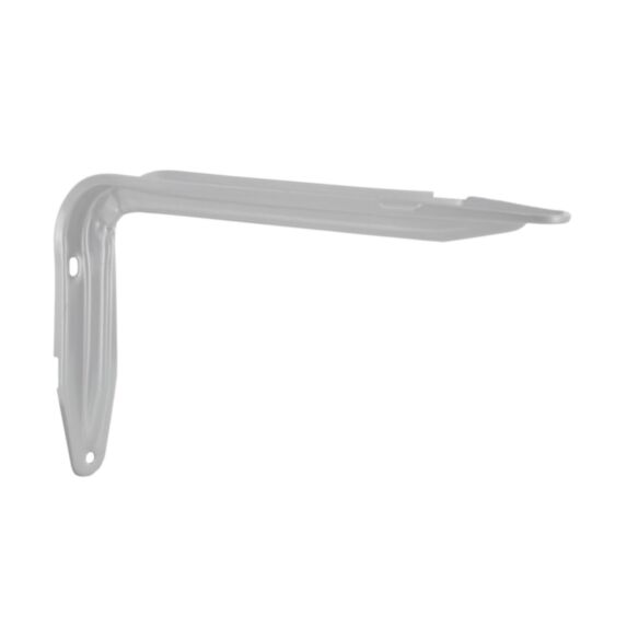 Equerre acier époxy blanc 230 x 147 x 35mm - CIME