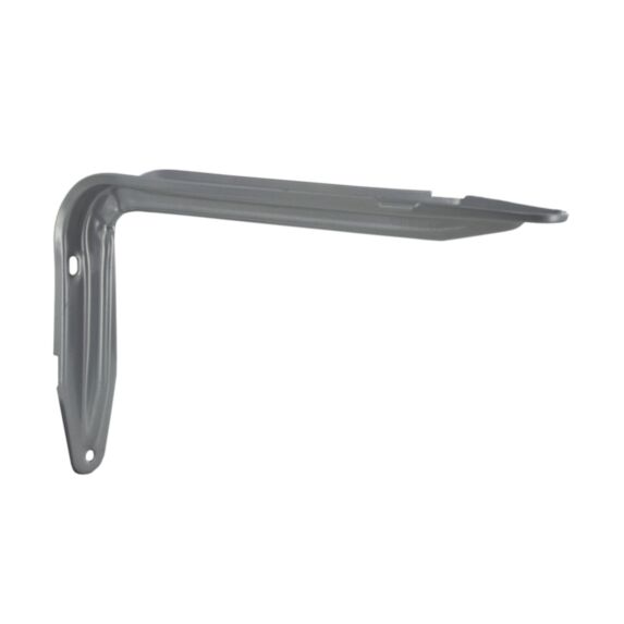 Equerre acier époxy gris alu 265 x 167 x 35mm - CIME