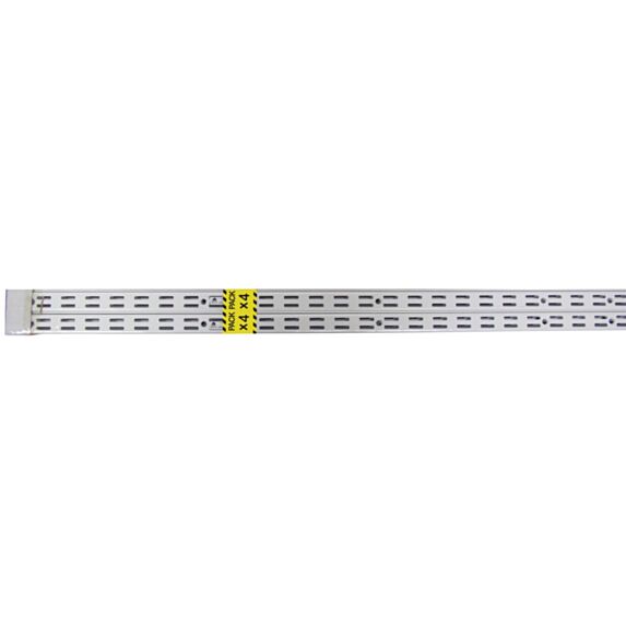 Set de 4 crémaillères double acier blanc 1m entraxe 32 mm H2000 mm - CIME